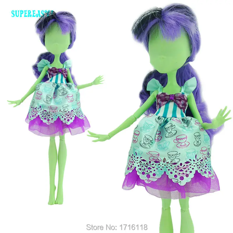 Handmade Dress Cute Gown Skirt Outfit Summer Clothes For Monster High