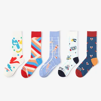 

KLV 2019 TOP Women Ladies Winter Warm Cartoon Pattern Colorful Casual Socks Stocke 11.29
