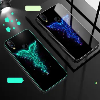 Luminous Phone Case For vivo Y95 Case Glow Tempered Glass Back Cover For vivo Y95 Y93 U1 Case Cover Silicone Bag Shell Luminous Phone Case For vivo Y95 Case Glow Tempered Glass Back Cover For vivo Y95 Y93 U1 Case Cover Silicone Bag Shell