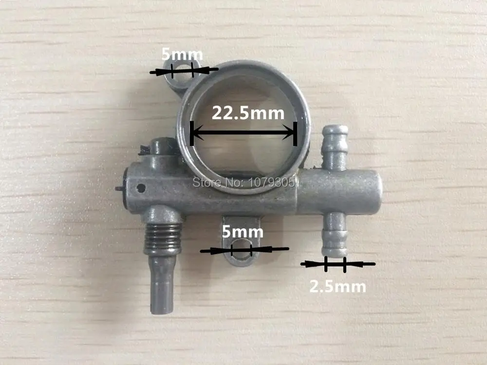 25CC 2500 цепная пила масляный насос с 2 видами шестерни червя и впрыска сопла и крышка насоса