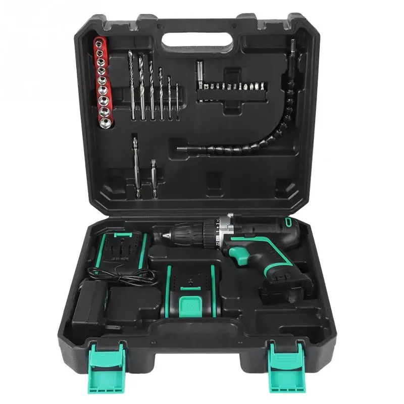 

21V Battery Powered Chargeable Hand Power Drill Mini Cordless Electric Screwdriver New