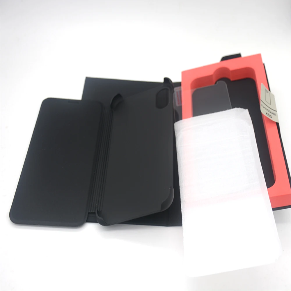 Чехол Doogee X55 X50 Роскошный кожаный флип чехол Для защитный для телефона задняя