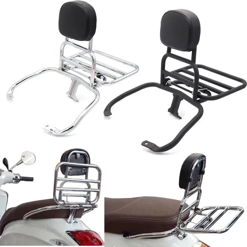 Задняя багажная стойка с бонусным металлическим зажимом для Vespa LX / LXV LT S Scooter VESPA GTS
