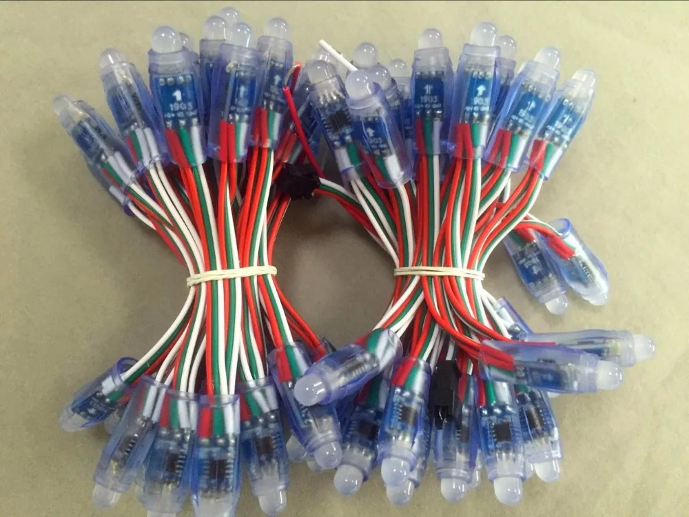Акция! 40 шт./компл. DC5V UCS1903 Адресуемых СВЕТОДИОДНЫЙ пиксельный модульный