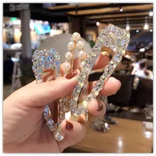 1 шт., металлический зажим «утиный клюв» со стразами, супер вспышка, заколка для волос для взрослых, боковой зажим G0402