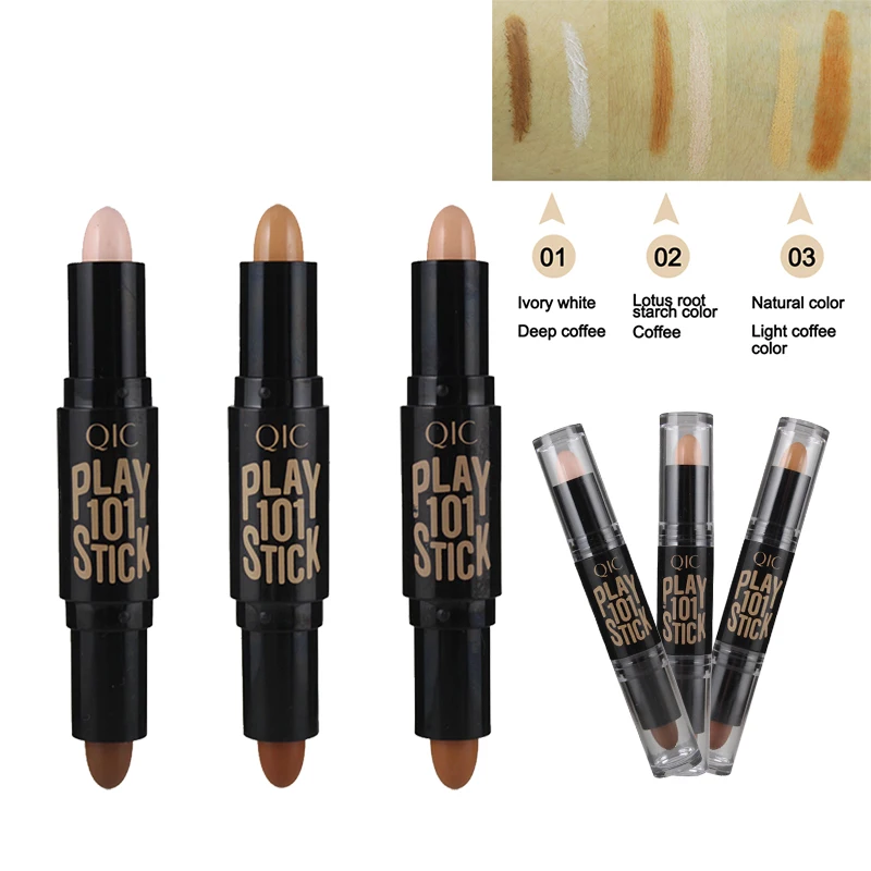 

Makeup Creamy Contour Stick Contouring Highlighter Bronzer Create 3D Face Makeup Concealer Full Cover Blemish cream makeup tools