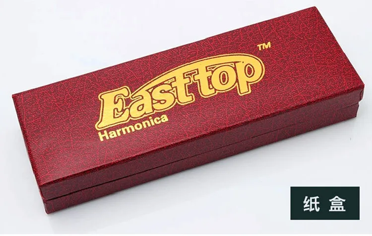 Двусторонняя губная гармоника Easttop 24 Отверстия Tremolo Armonica G и C Ключ рот Ogans Istrumento музыкальная Двусторонняя гармоника