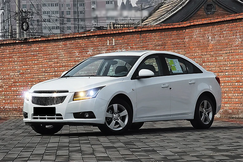 Ownsun Eagle Eyes светодиодный DRL Bi-xenon проектор линзы фары для Chevrolet Cruze 2009