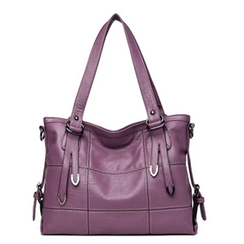 

Women's Leather Handbags Luxury Lady Hand Bags With Purse Pocket Women Messenger Bag Big Tote Sac Bols