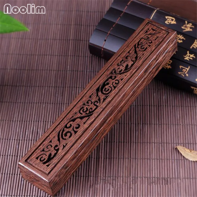 

1Pcs Wooden Incense Stick Holder Handmade Incense Burner Traditional Chinese Type Hollow Wood Incense Stick Burner Box