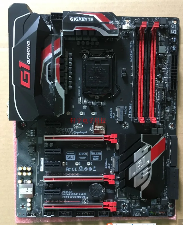 Для Gigabyte GA-Z170X-GAMING 6 оригинальная б/у материнская плата Z170 Socket LGA 1151 DDR4 с поддержкой
