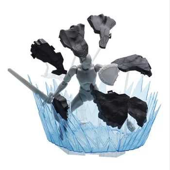 

Surwish Explosive Ground Scene Model Cracked Land Effect Decoration With Bracket For Gundam Model - Grey Action & Toy Figures