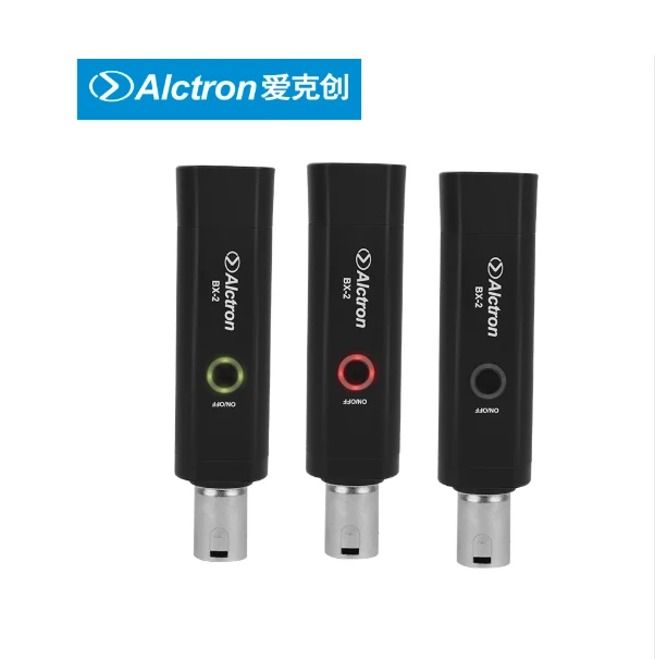 Alctron BX-2 Портативный беспроводной Bluetooth V4.0 приемник XLR интерфейс аудио усилитель конвертера аудио приемник plug and play