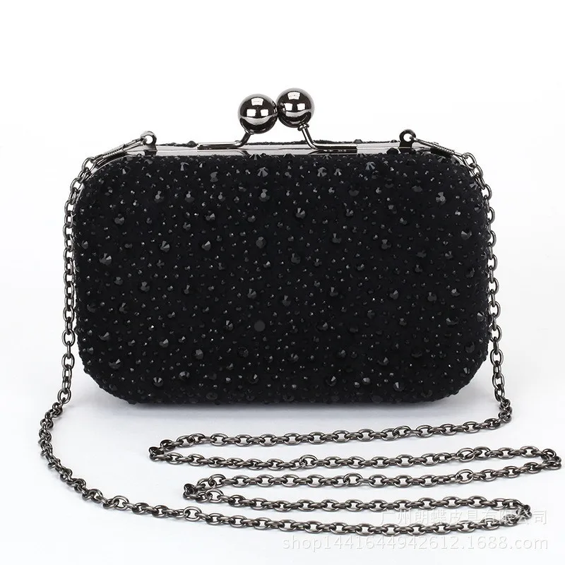 Black Clutch Purse With Handle