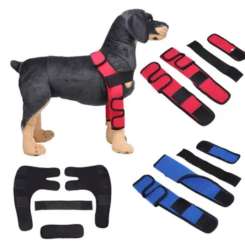 

Dog Elbow Protector Sleeve Elbow Pads for Dogs Canine Leg Hock Joint Protection Wounds with Bandage Wrap Heals Sprains Helps