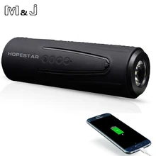 M&J P3 Wireless Bluetooth Speaker Outdoor Bicycle Portable Subwoofer Bass Speakers WaterprooF Power Bank + LED light +Bike Mount