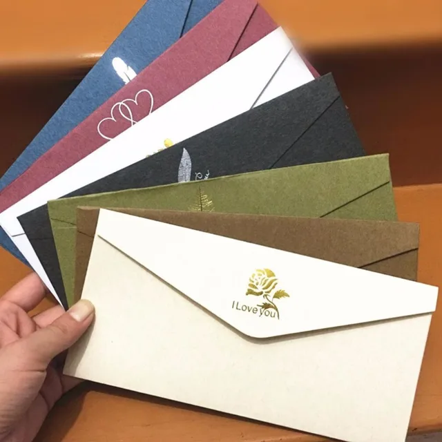 30pcs lot pearl gilding paper envelopes for invitations wedding