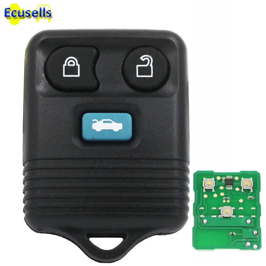 5pcs/lot Remote Key Transit Keyless Entry Fob 3 Button 433MHz For FORD