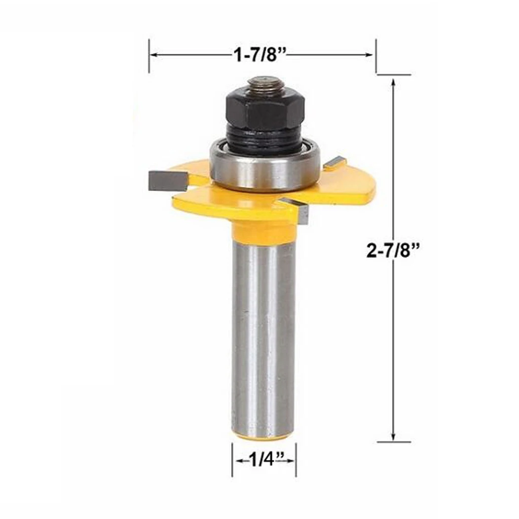 1/4' Shank Wood Biscuit Joint Slot Cutter Jointing Slotting Router Bit