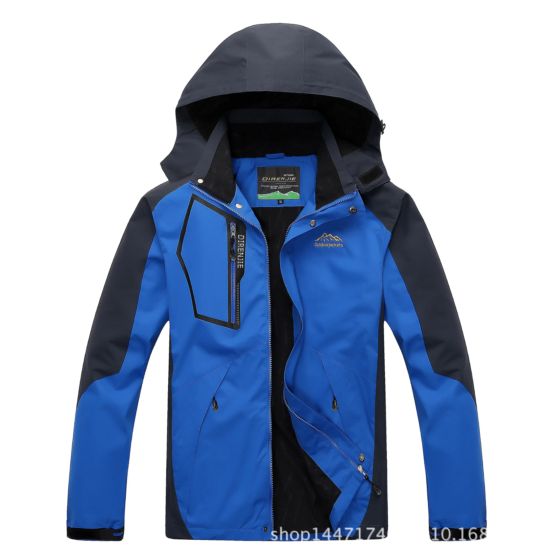 

Men's Outdoor Hiking Jacket Men Spring Sports Rain Coat Climbing Trekking Windbreaker Fishing Waterproof Jackets Dropship 5XL