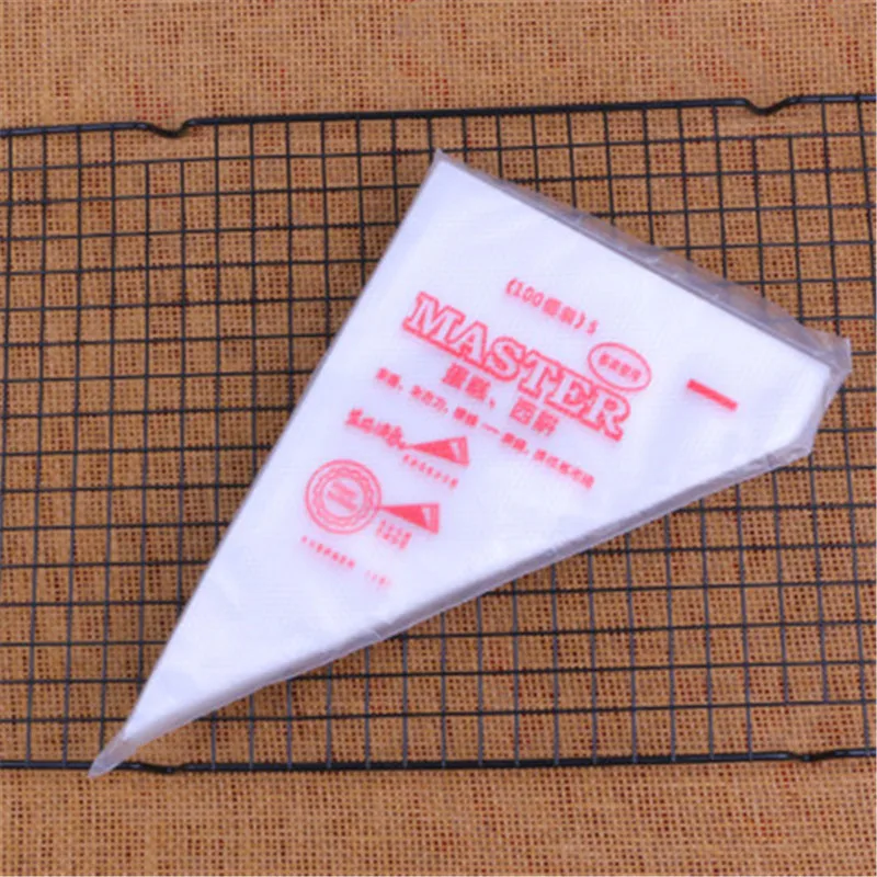 

100Pcs Disposable Pastry Bags Fondant Cake Cream Pastry Bags Cake Decorating Tool Piping Icing Bags For Cream Pastry Tool