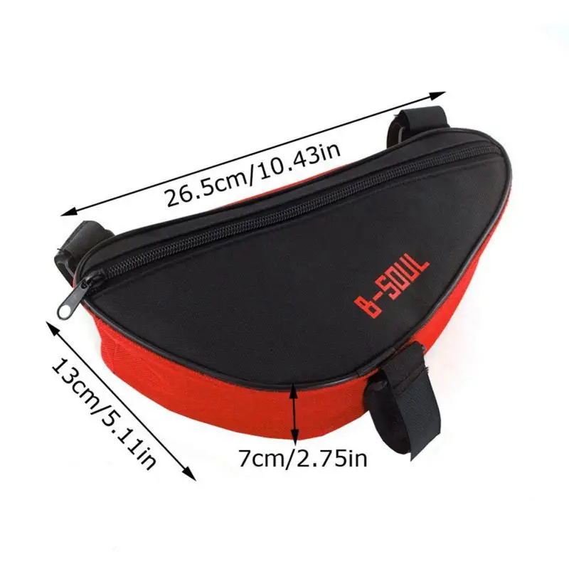 Top Waterproof Outdoor Cycling Front Bag Triangle Bicycle Front Tube Frame Bag Mountain Bike Pouch Bike Frame Bag accessories 4