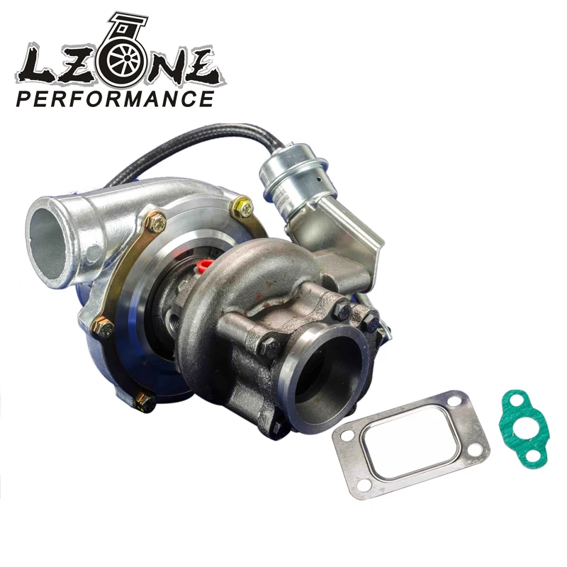 

LZONE - GT3076R INTERNAL WASTEGATE TURBO CHARGER A/R:.70/ .50 cold, .86 hot ,t25/28 flange v band JR-TURBO33