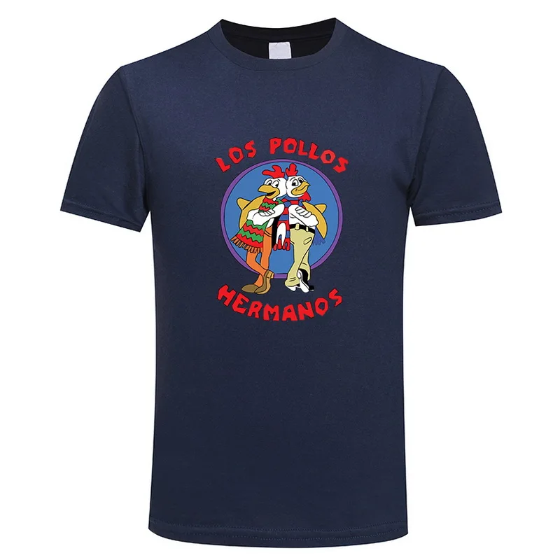 

Breaking Bad Shirt LOS POLLOS Hermanos T Shirt Chicken Brothers 2018 hot sale summer 100% cotton fashion tee Tops