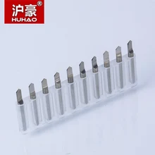 10pcs/lot 3.175mm CNC Router bit degree 45 60 90 PCB Engraving Bits End mill Carbide 0.1-0.3mm milling cutter Machine Accessorie