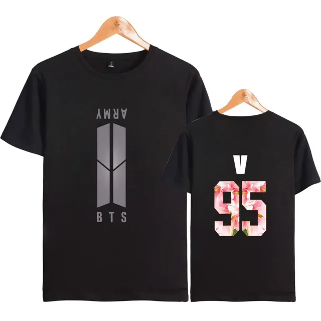 BTS Army Kpop Women/men Tops Short Sleeve camisa masculina Bangtan Hip Hop T Shirt Cotton bts Tee Shirts 4XL 3