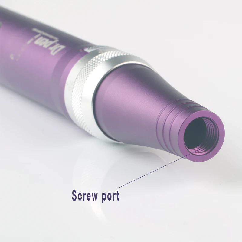 Pena dos Cartuchos da Agulha de Prot do Parafuso da Pena do Microneedle da Pena do Dr. da Pena do Derma com Uso da Indicação Digital da Velocidade com Cabo Microneedle Pena Prendido Drpen do da Dr. 10 High Quality Beleza e saúde