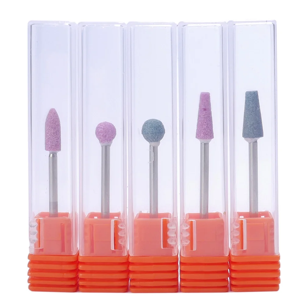 

Ceramic Stone Nail Drill Bit 3/32" Rotate Burr Cuticle Clean Mill Manicure Pedicure Tools Nail Drill Accessories