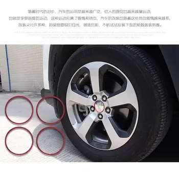 

4pcs Car Styling Ring Wheel Hub Decoration Circle Sticker For Jeep Cherokee 5 KL KK Commander Grand Cherokee 4 WK2 Accessories