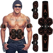 Muscle Stimulator Abdominal Musculaire Electro Stimulateur ABS EMS Home Gym Belly Arm Leg Massage Slimming Bandage USB Charged