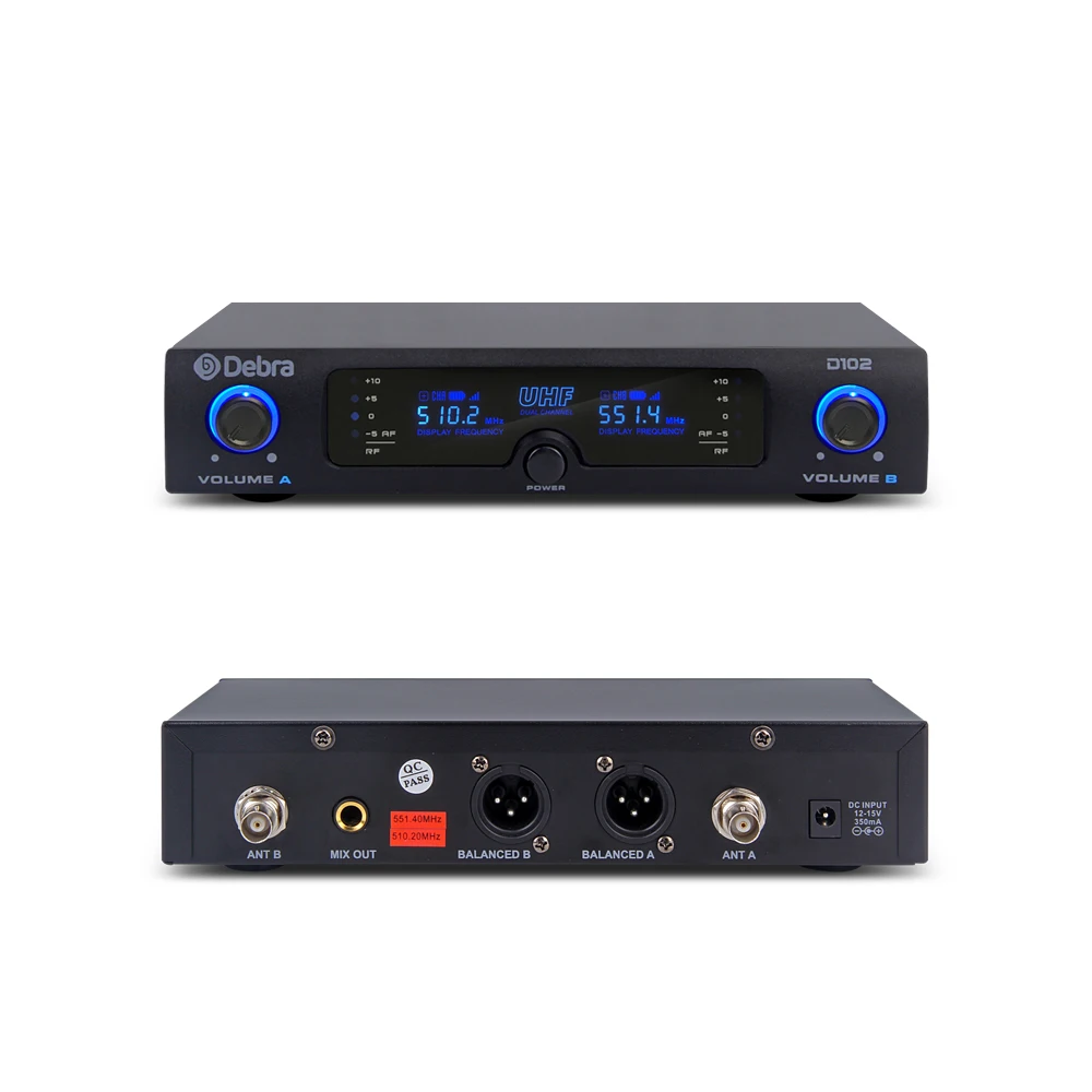 Perfect Sound Quality!Debra D-102 UHF Wireless
