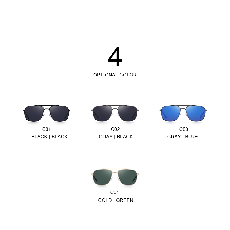Merry's Дизайнерские мужские классические солнцезащитные очки, авиационная оправа, HD поляризационные солнцезащитные очки, мужские очки для вождения, для путешествий, защита от уф400 лучей, S'8150