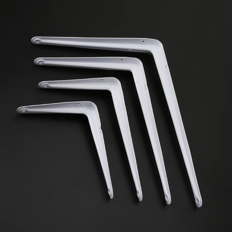 

L Shape Right Angle Shelf Bracket Tripod Shelving Supports 6/8/10/12 Inch