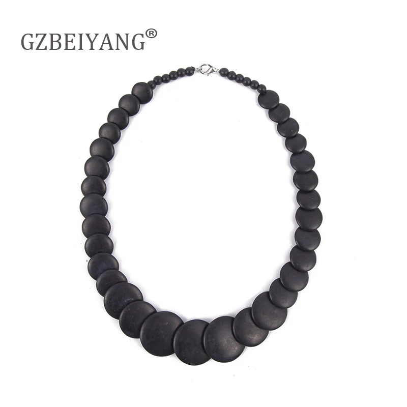 

GBBEIYANG Hot sale Bohemian sweet fashion woman multi-color stone necklace for girl popular jewelrybirthday gift