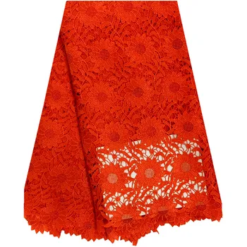 

New 2018 African Cord Guipure Lace High Quality French Lace Fabric With Net Lace African Lace Fabric For Nigerian Wedding Dress