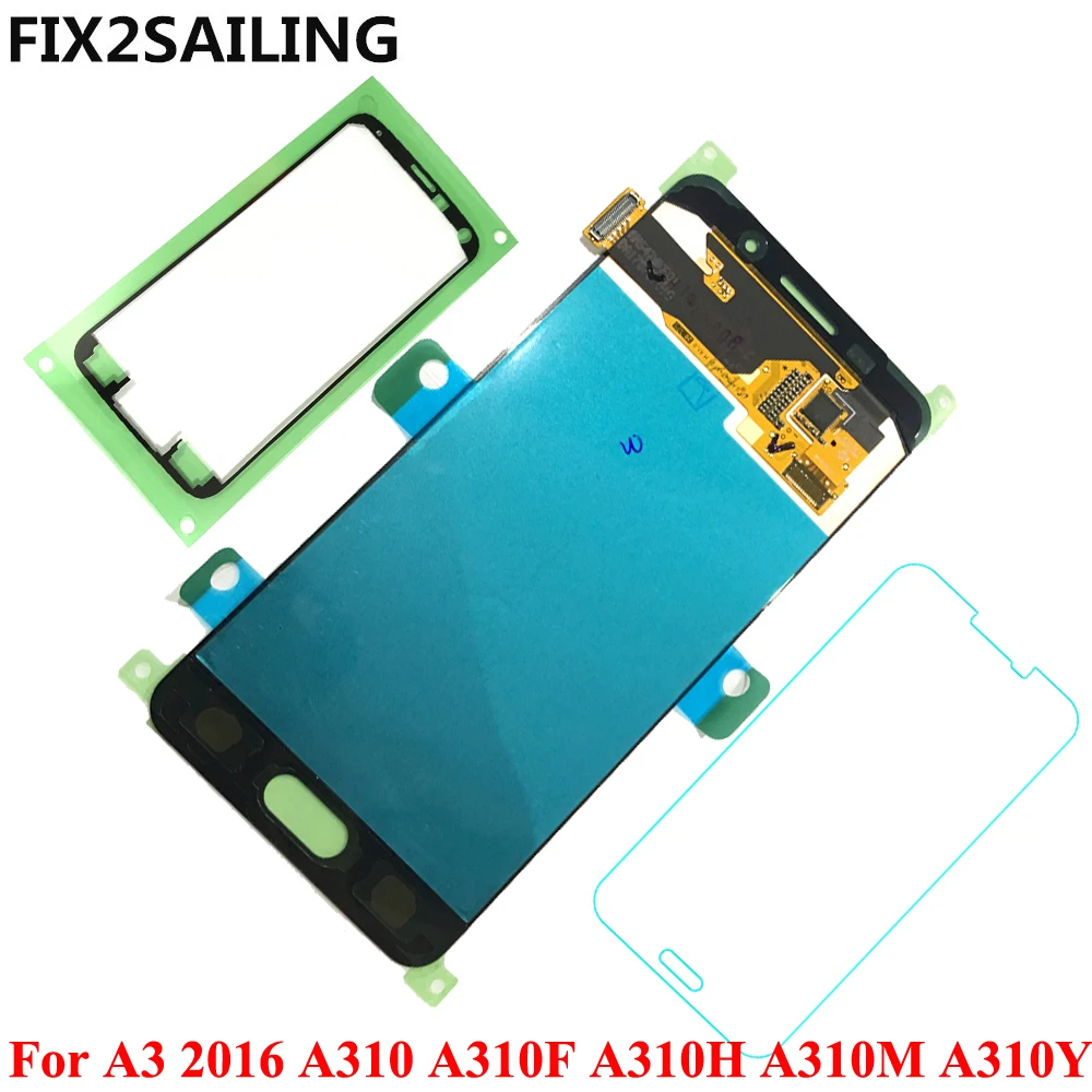 

Super AMOLED LCD Display 100% Tested Working Touch Screen Assembly For Samsung Galaxy A3 2016 A310 A310F A310H A310M A310Y