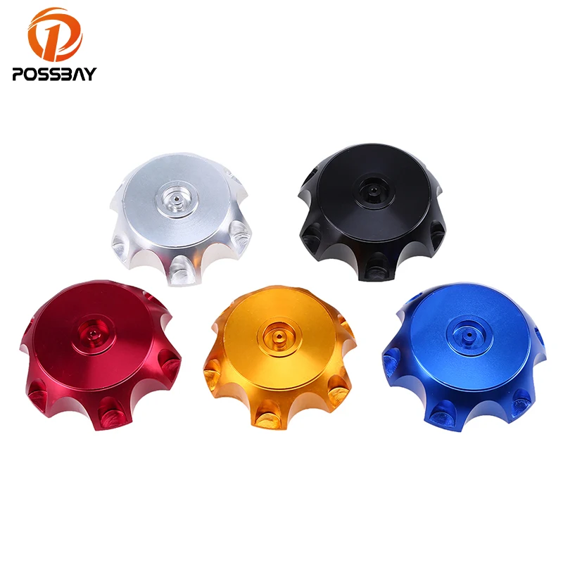 Buy POSSBAY Motorcycle Gas Fuel Petrol Tank Cap Covers