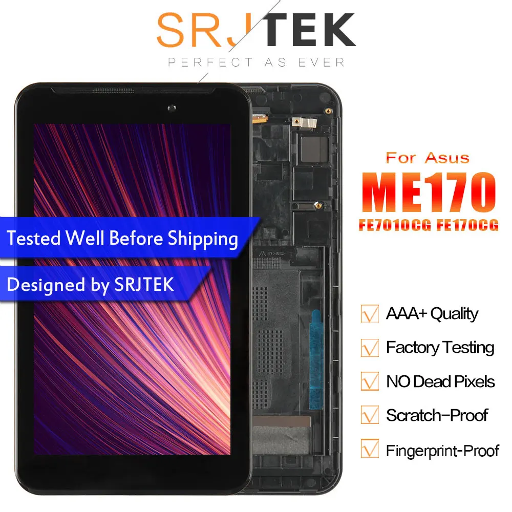 Original For ASUS Fonepad FE7010CG FE170CG ME170 K012 k017 LCD Display