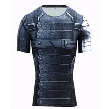 Зимние футболки для бега с 3D принтом, мужские футболки с длинным рукавом с изображением Капитана Америки, футболки для игры в Civil War, мужские футболки для фитнеса с Железным человеком, топы для кроссфита