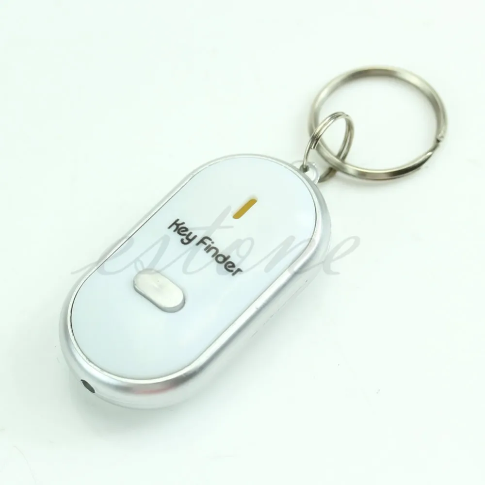 Белый светодиодный брелок для поиска ключей|keychain find|led key finderled finder locator |