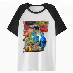 Зеленый День футболка graphic tee мультфильм femme harajuku одежда топы женщин футболка kawaii женская футболка K2439