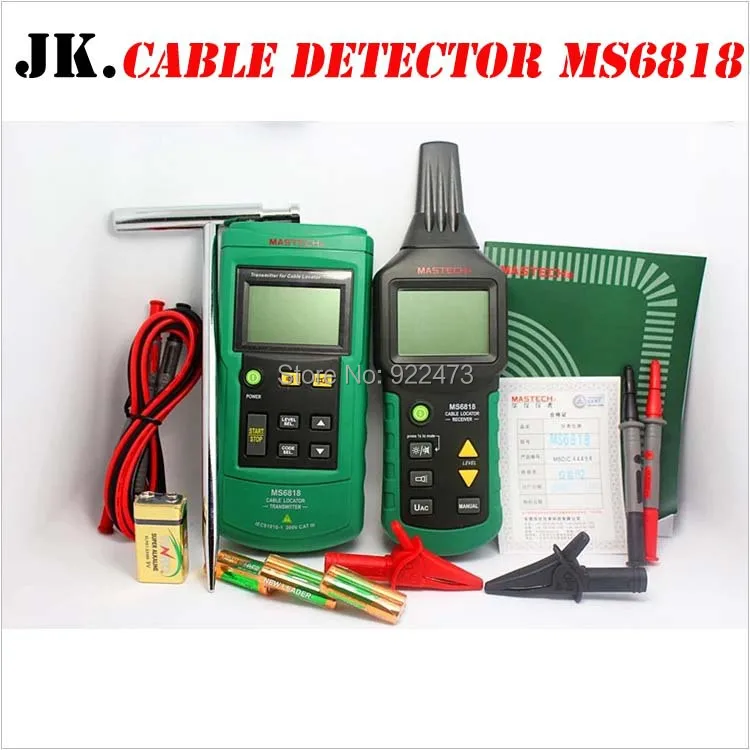 

P167 Mastech MS6818 Cable detector Wire Cable Metal Pipe Locator Detector Tester