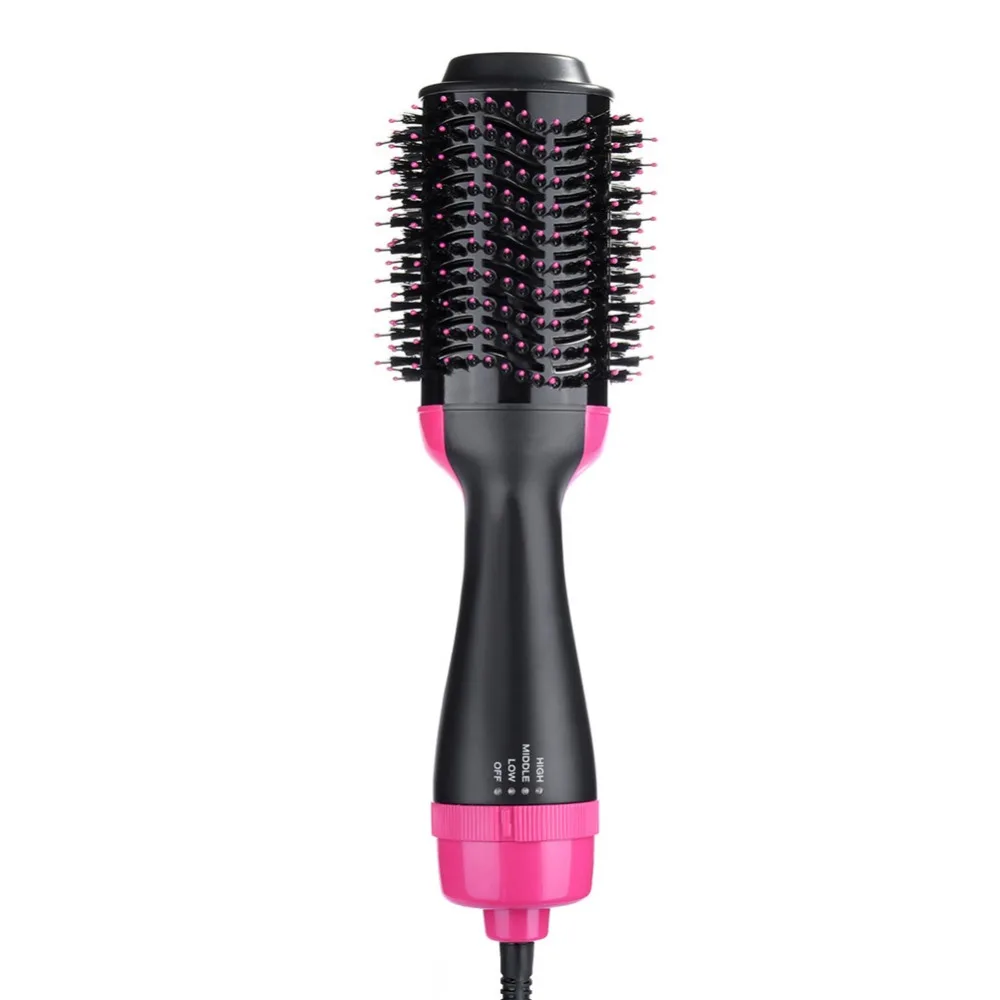 Multifunctional 2 in 1 Volumizer Rotating Hot Hair Brush Roller Rotate