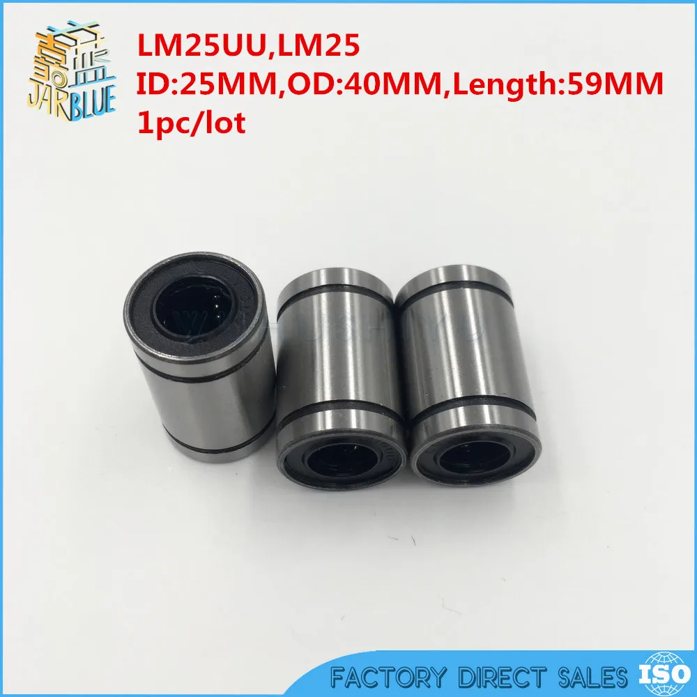 LM25 LM25UU 25 мм линейная Втулка ЧПУ линейные подшипники|cnc linear|bearing linearlinear cnc |