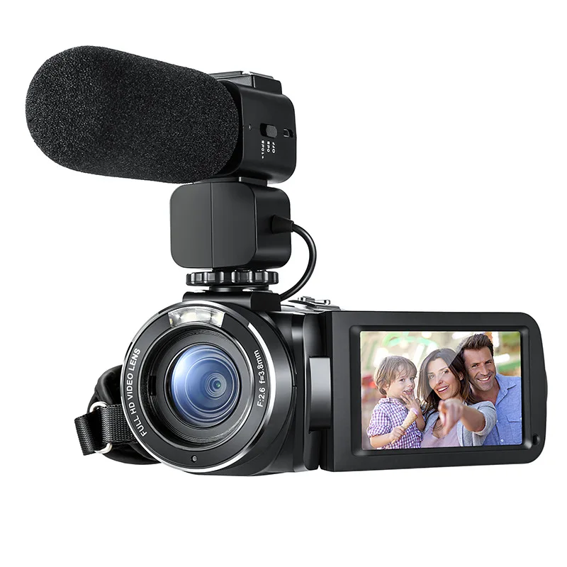 Цифровая видеокамера ORDRO HDV Z20 1080P 24 МП с сенсорным экраном 3 0 дюйма 16 кратный