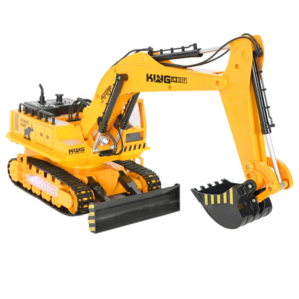 14 Channel Full Functional Remote Control RC Excavator (1/18 scale) Kids Children Toys Gift